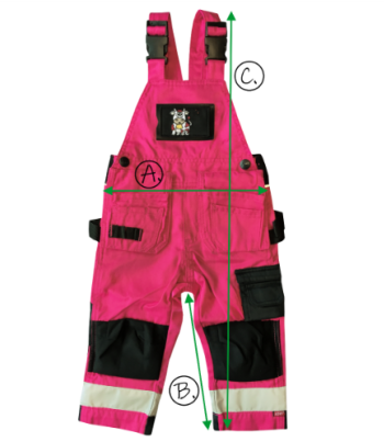 Storlekstabell Hängselbyxor